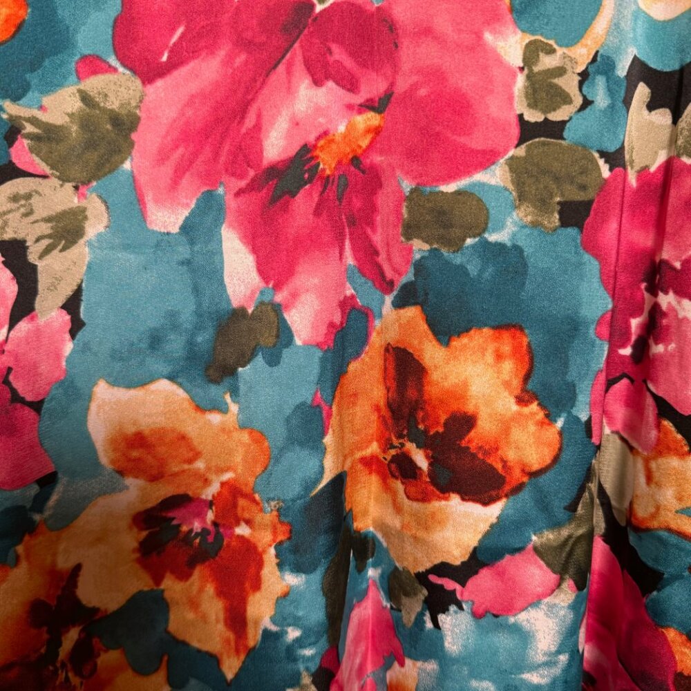 Nicole Miller flowy racerback maxi dress (Sz Med) - Picture 4 of 4
